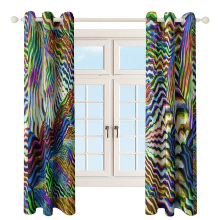 "Lightning Complex" Grommet Curtain-52"x72"/ 132x183cm by SALE_DESIGN-Personal Design