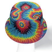 Maximalist Psychedelic Bucket Hat | Reversible Abstract Streetwear Sun Hat by Aesthetic Rebellion