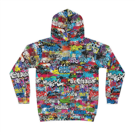 Urban Legend Kids Graffiti Hoodie - Bold Street Art Pullover for Miniature Maximalists & Creative Kids by Aesthetic Rebellion