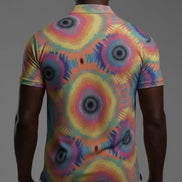 All-Over Print Men's Henley Shirt by Aesthetic Rebellion