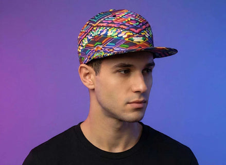 Vegas Gems "Big Dreamer" Snapback - High-Roller Neon Print Baseball Cap for Bold Entrepreneurs & Travelers by Aesthetic Rebellion