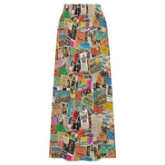 High-Waist Midi Dress for Art-Opening Self-Expressers — Bold AOP 180gsm Milk Fiber, Flattering Flared Hem, Gallery Rooftop Festival Statement, Zero-Boring-Panels Women's