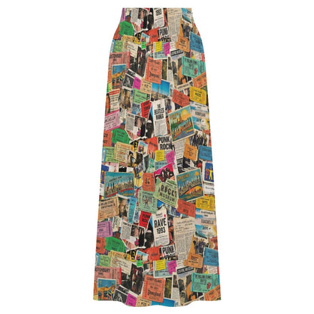High-Waist Midi Dress for Art-Opening Self-Expressers — Bold AOP 180gsm Milk Fiber, Flattering Flared Hem, Gallery Rooftop Festival Statement, Zero-Boring-Panels Women's