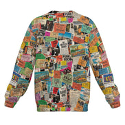 Everyday Maximalist Crewneck for the Chronically Self-Expressive — 280gsm AOP Heavyweight Pullover, Bold Casual Streetwear, Studio-to-Street Statement Sweatshirt, Unisex