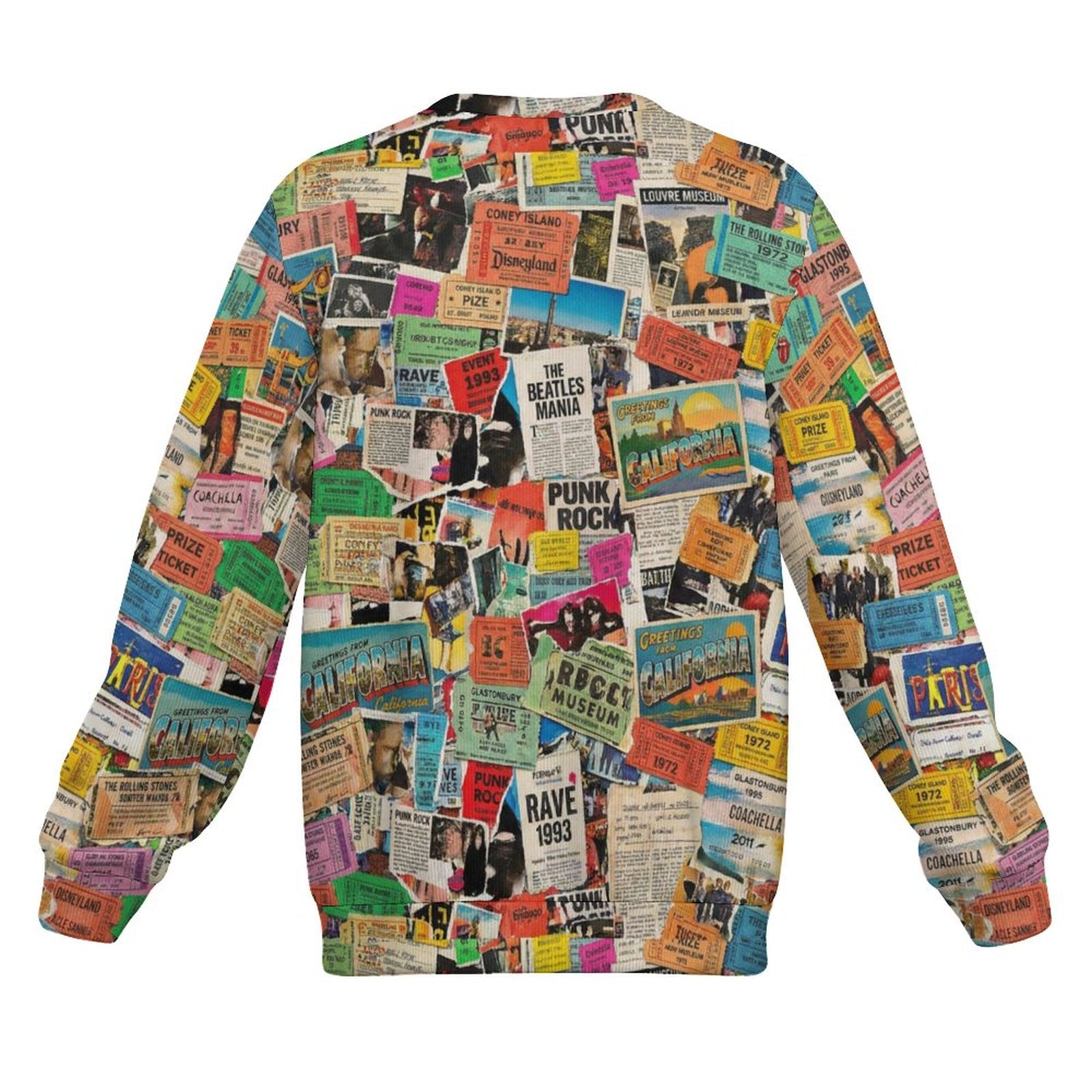 Everyday Maximalist Crewneck for the Chronically Self-Expressive — 280gsm AOP Heavyweight Pullover, Bold Casual Streetwear, Studio-to-Street Statement Sweatshirt, Unisex