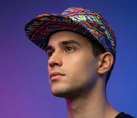 Vegas Gems "Big Dreamer" Snapback - High-Roller Neon Print Baseball Cap for Bold Entrepreneurs & Travelers by Aesthetic Rebellion