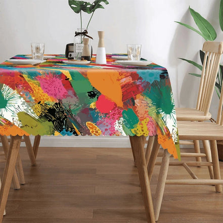 Kitchen Rectangular Tablecloth(One-sided Printing) by SALE_DESIGN-Personal Design
