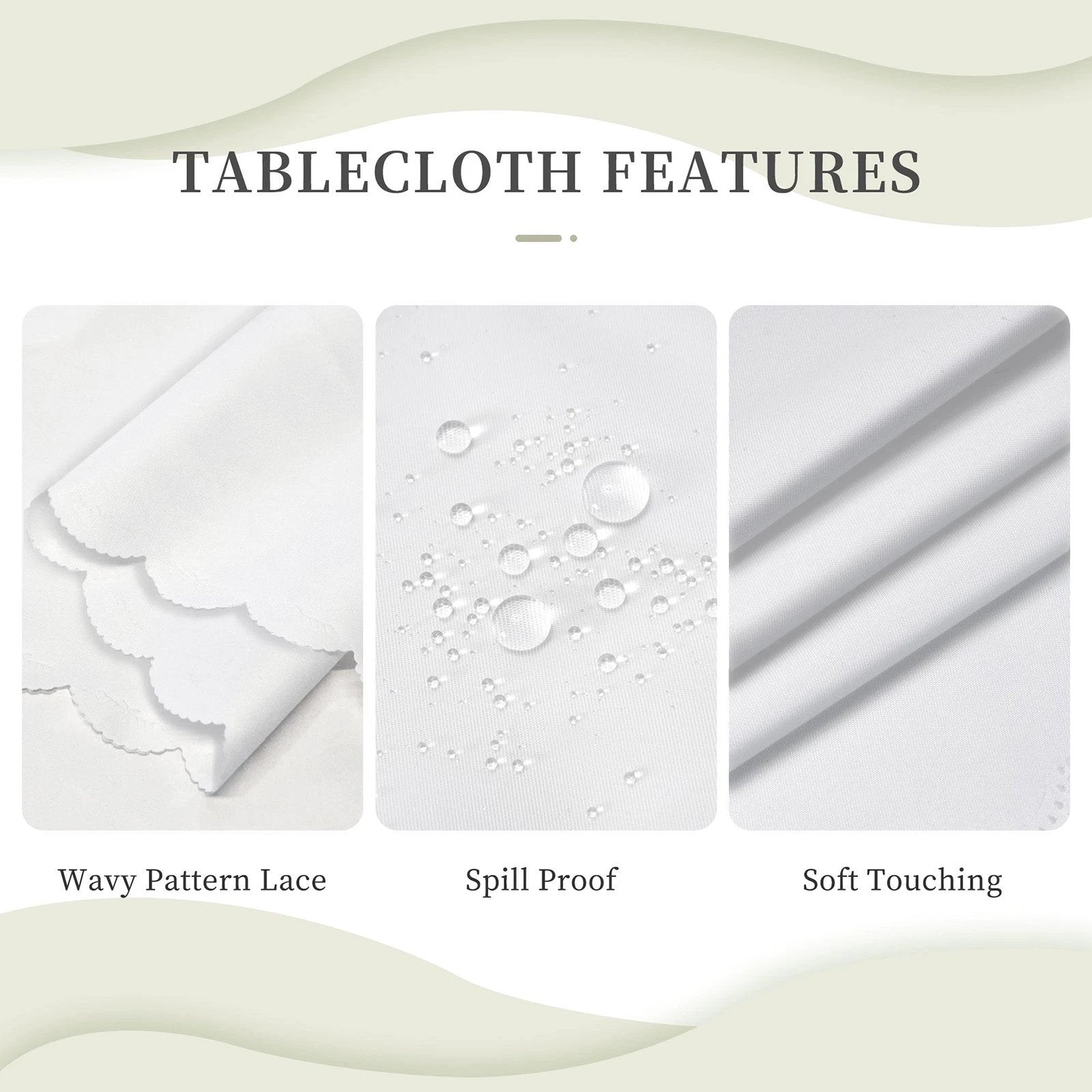 Kitchen Rectangular Tablecloth(One-sided Printing) by SALE_DESIGN-Personal Design