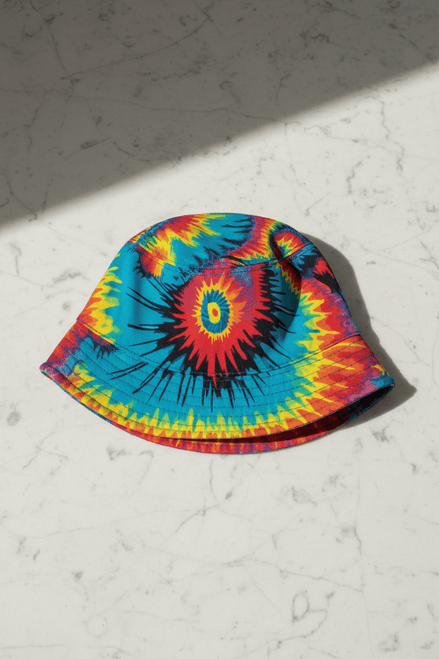 Crimson Ocean Reversible AOP Bucket Hat – Two Looks, One Hat - Aesthetic Rebellion