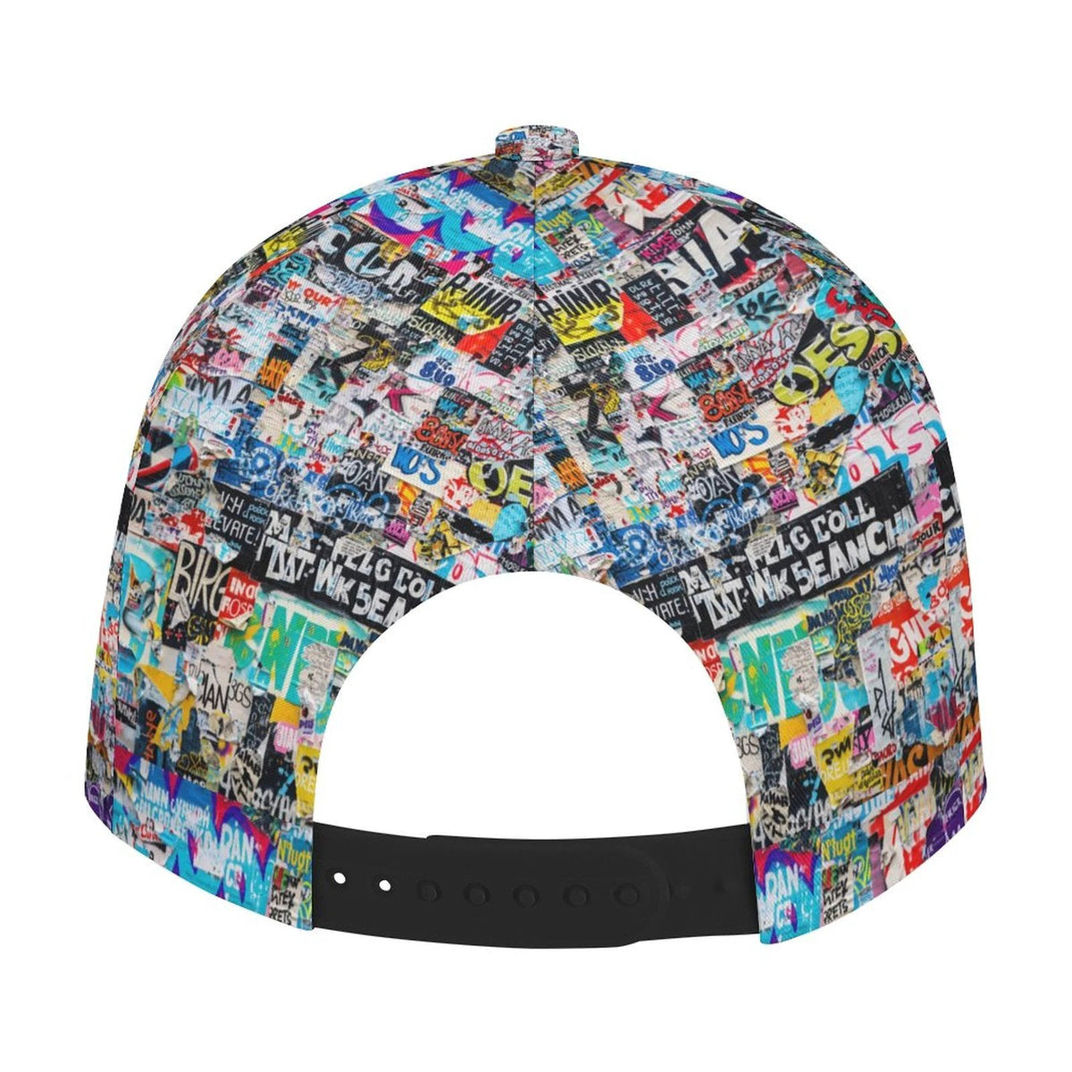 Graffiti Print Snapback Cap – All-Over Street Art Hat – Maximalist Urban Baseball Cap by SALE_DESIGN-Personal Design