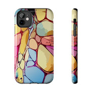 Abstract Chalk Stone iPhone Case - Shockproof Lexan Armor by Aesthetic Rebellion
