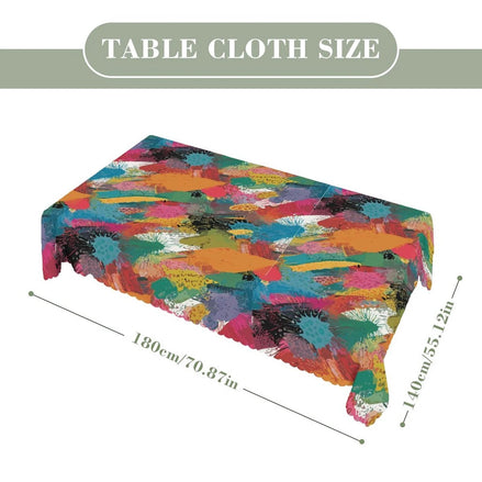 Kitchen Rectangular Tablecloth(One-sided Printing) by SALE_DESIGN-Personal Design