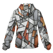 Hooded Short Trench Coat(All-Over Printing) by SALE_DESIGN-Personal Design