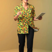 Retro Boundless Swirl Hawaiian Shirt - 70s Psychedelic Aesthetic Summer Top for Modern Creatives by Aesthetic Rebellion