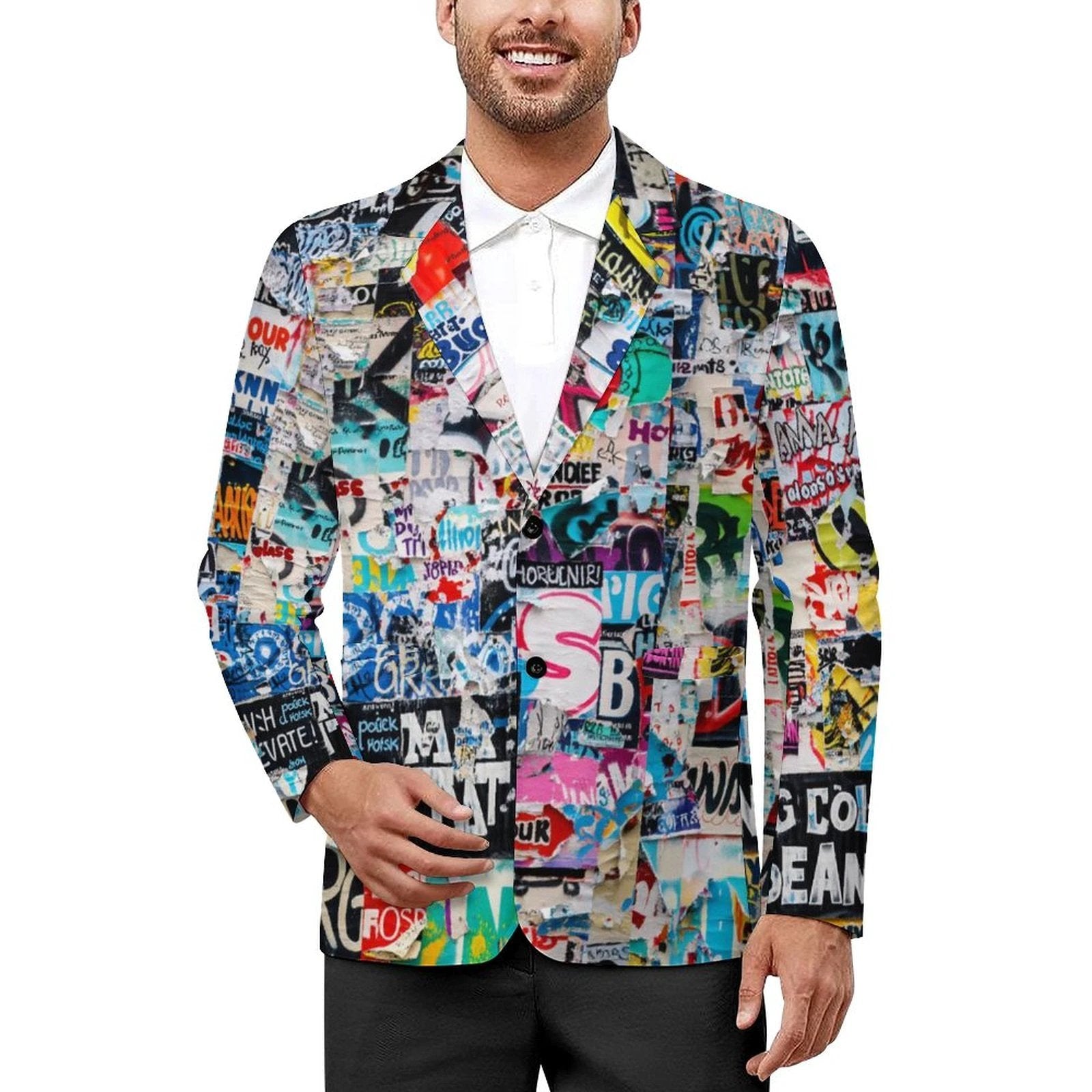 260gsm Two Button Suit(All-Over Printing) by SALE_DESIGN-Personal Design