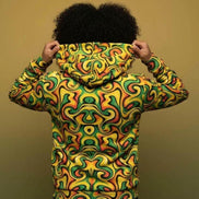 Unisex Heavyweight Zip Hoodie - Vibrant Artist Edition Winter Fleece for Bold Street Style by Aesthetic Rebellion