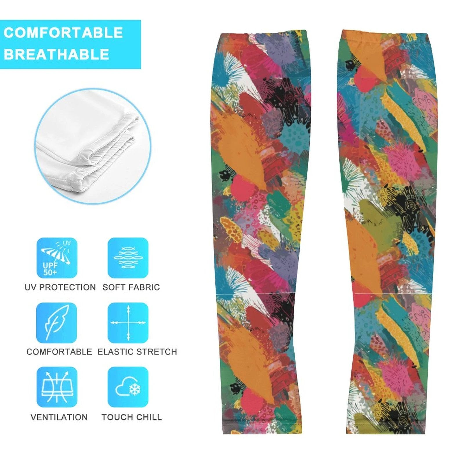 Ice Silk Cooling Arm Sleeves for Men & Women (1 Site) by SALE_DESIGN-Personal Design