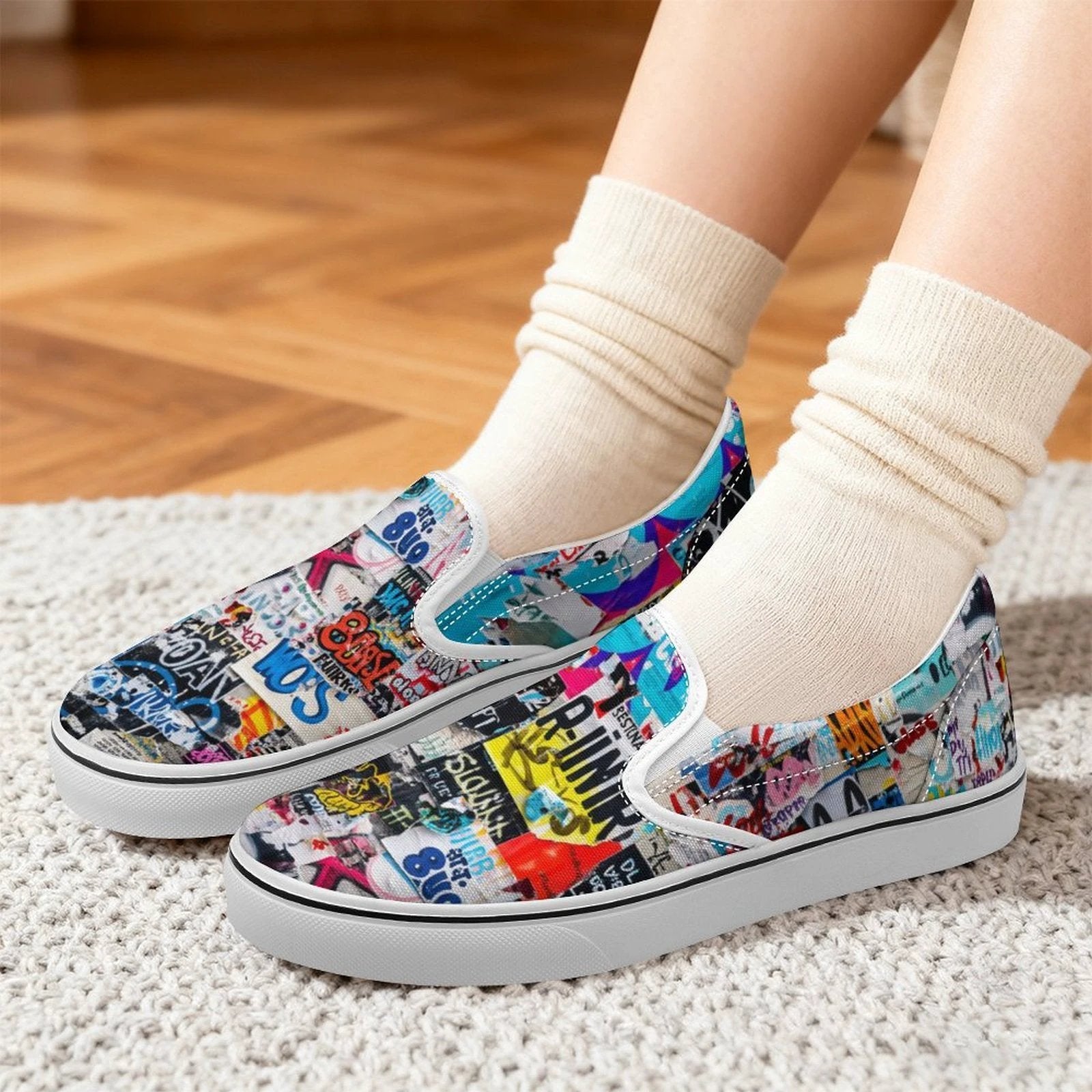 Unisex Slip On Shoes(All-Over Printing) by SALE_DESIGN-Personal Design