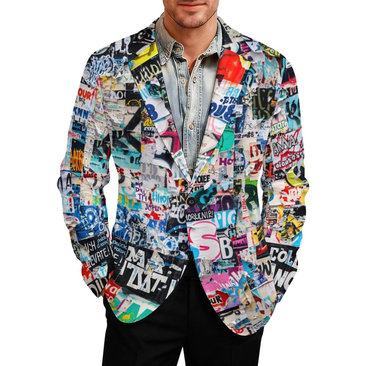 260gsm Two Button Suit(All-Over Printing) by SALE_DESIGN-Personal Design