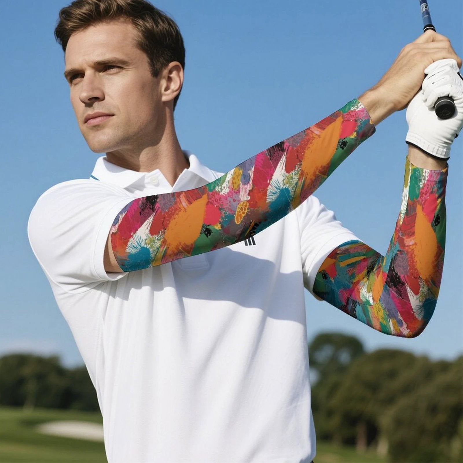 Ice Silk Cooling Arm Sleeves for Men & Women (1 Site) by SALE_DESIGN-Personal Design