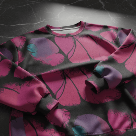 Evil Intentions AOP Sweatshirt | 320GSM Fleece - Lined Dark Art - Aesthetic Rebellion