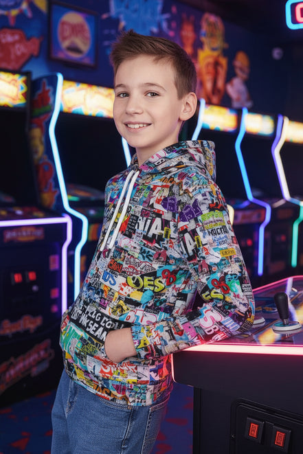160gsm Children's Lightweight Pullover Hoodie(All-Over Printing) by SALE_DESIGN-Personal Design