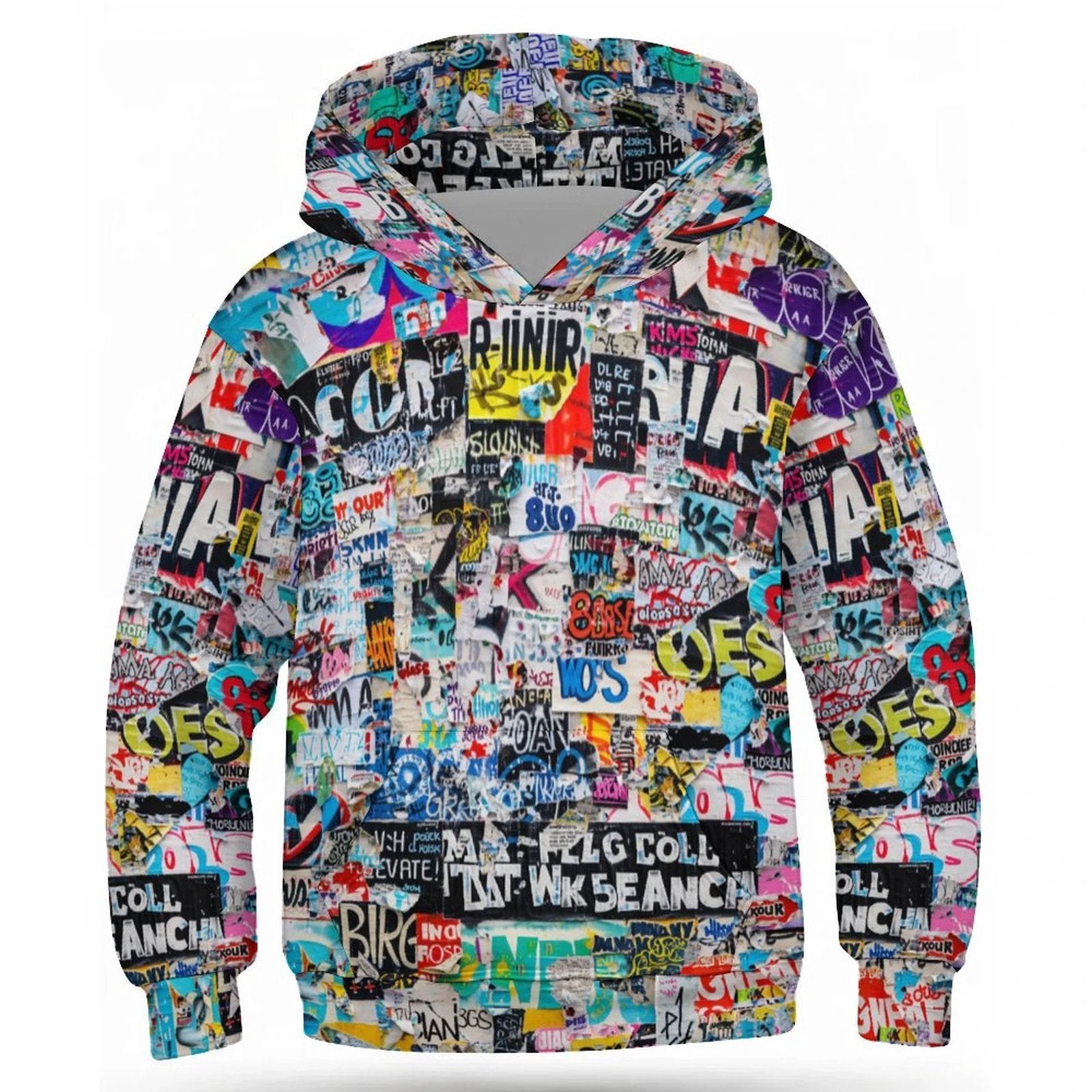 230gsm Children's Hooded Sweatshirt without Drawstrings(All-Over Printing) by SALE_DESIGN-Personal Design