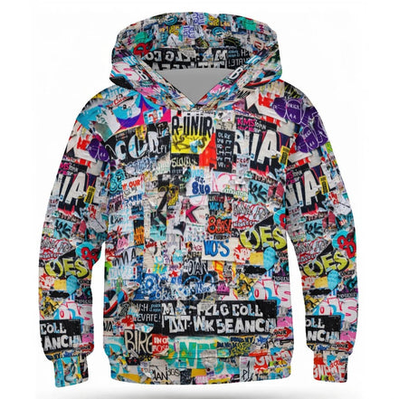 230gsm Children's Hooded Sweatshirt without Drawstrings(All-Over Printing) by SALE_DESIGN-Personal Design