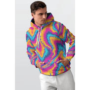 All-Over Print Men's Thicken Pullover Hoodie by Aesthetic Rebellion