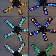 Kinetic Insect Ceiling Fan Decals | Cyberpunk Steampunk Art by Aesthetic Rebellion