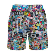 Men's Beach Shorts with 4 Pockets by SALE_DESIGN-Personal Design