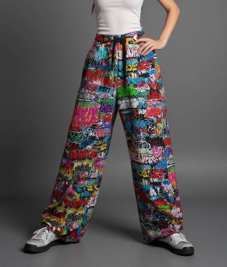 All-Over Print Unisex Lantern Pants by Aesthetic Rebellion