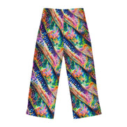 Kaleidoscope Rainbow Lounge Pants - Luxury Maximalist Pajamas for Festival Mornings & Vibrant Lounging by Aesthetic Rebellion