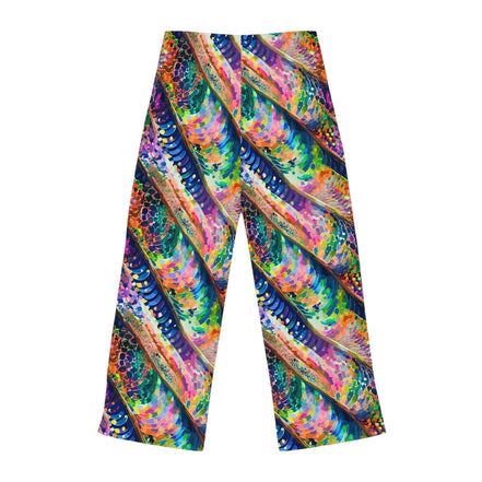 Kaleidoscope Rainbow Lounge Pants - Luxury Maximalist Pajamas for Festival Mornings & Vibrant Lounging by Aesthetic Rebellion