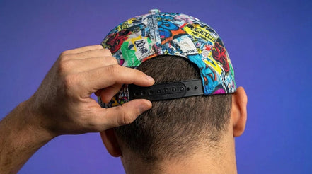 Graffiti Newspaper Collage Snapback Hat - Vintage News Art Adjustable Cap - Aesthetic Rebellion