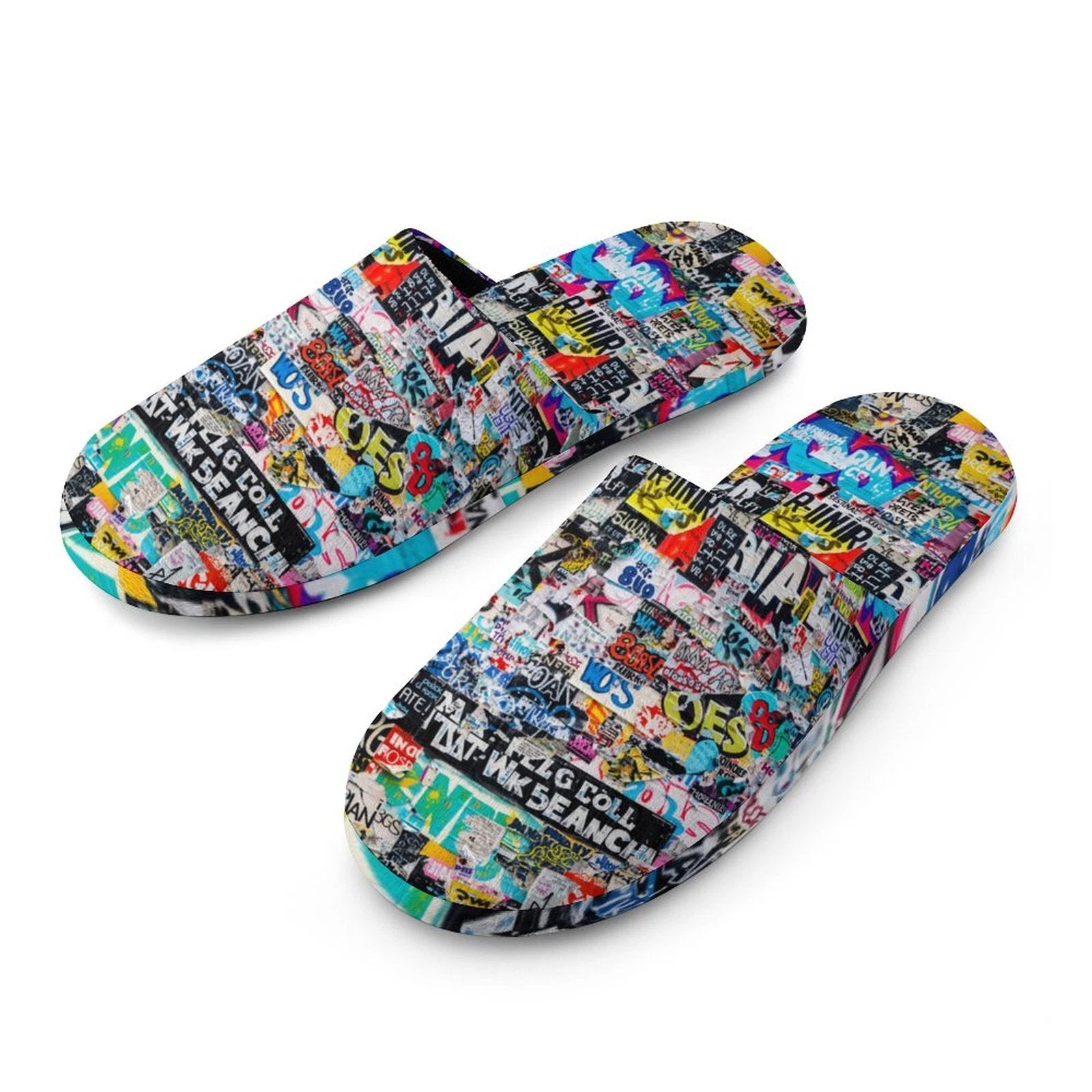 Flannel Men's Cotton Slippers by SALE_DESIGN-Personal Design