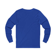 Graffiti Burst Long Sleeve Tee — Dark Jersey with Neon Street-Art Chest Hit, Understated Loud - Aesthetic Rebellion
