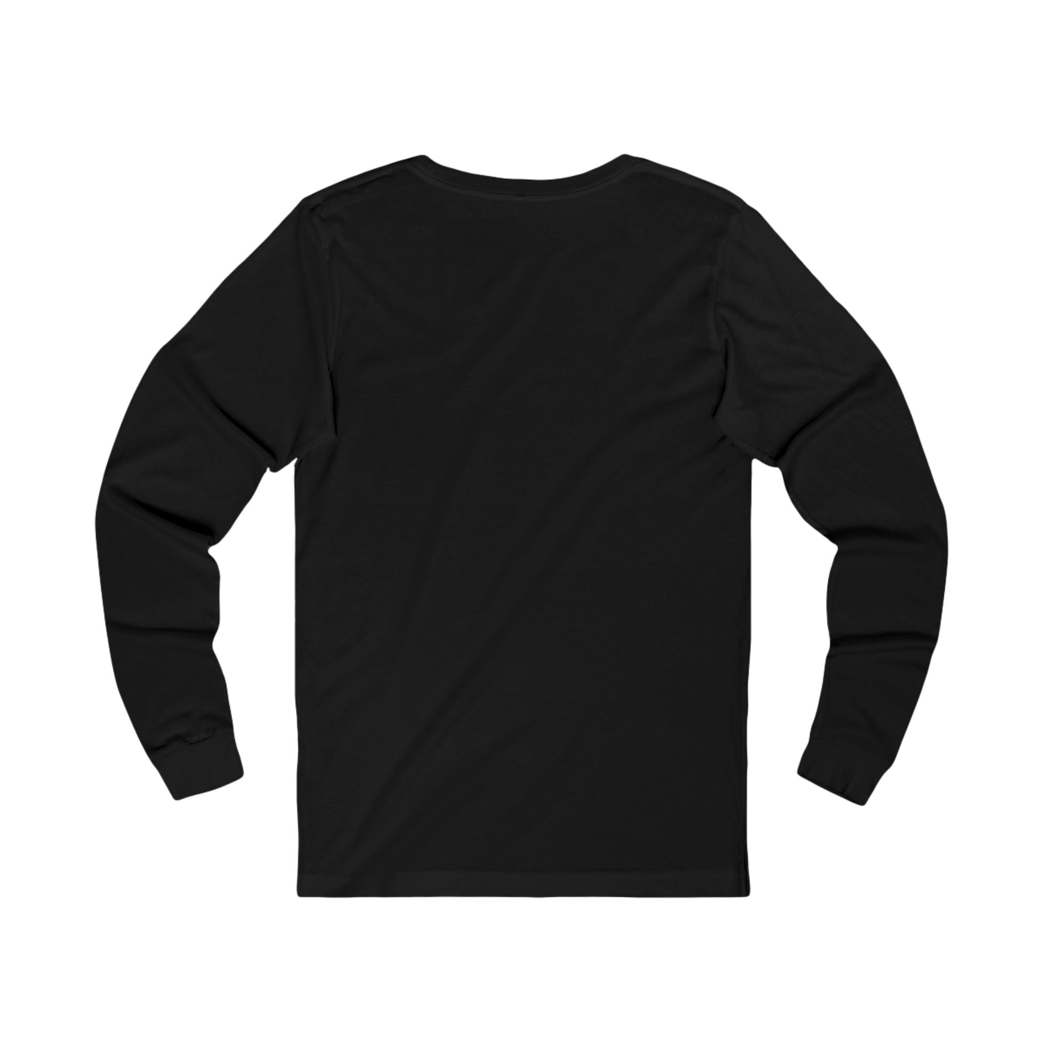 Graffiti Burst Long Sleeve Tee — Dark Jersey with Neon Street-Art Chest Hit, Understated Loud - Aesthetic Rebellion