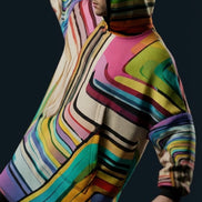 Hoodie Blanket – Laffy Taffy Wrapper All - Over Print | Wearable Art, Oversized Sherpa Fleece, All Gender - Aesthetic Rebellion