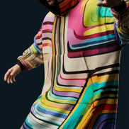 Hoodie Blanket – Laffy Taffy Wrapper All - Over Print | Wearable Art, Oversized Sherpa Fleece, All Gender - Aesthetic Rebellion