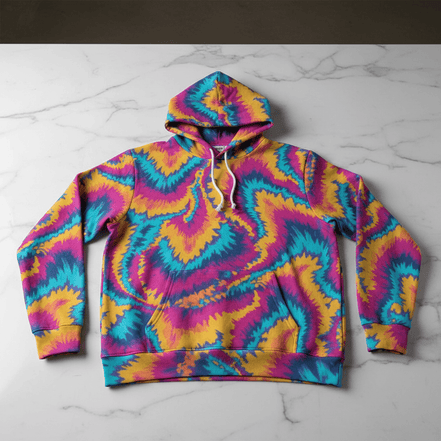 Magentic Sea AOP Thicken Pullover Hoodie - Aesthetic Rebellion