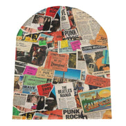 Maximalist AOP Beanie for Streetwear Collectors — All-over print in vivid multicolor tones. Women's beanie with main character energy, festival core 2026, art kid fashion style. Aesthetic Rebellion.