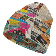 Maximalist AOP Beanie for Streetwear Collectors — All-over print in vivid multicolor tones. Women's beanie with main character energy, festival core 2026, art kid fashion style. Aesthetic Rebellion.