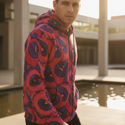 Fan Bloom Full-Zip Hoodie Aesthetic Rebellion