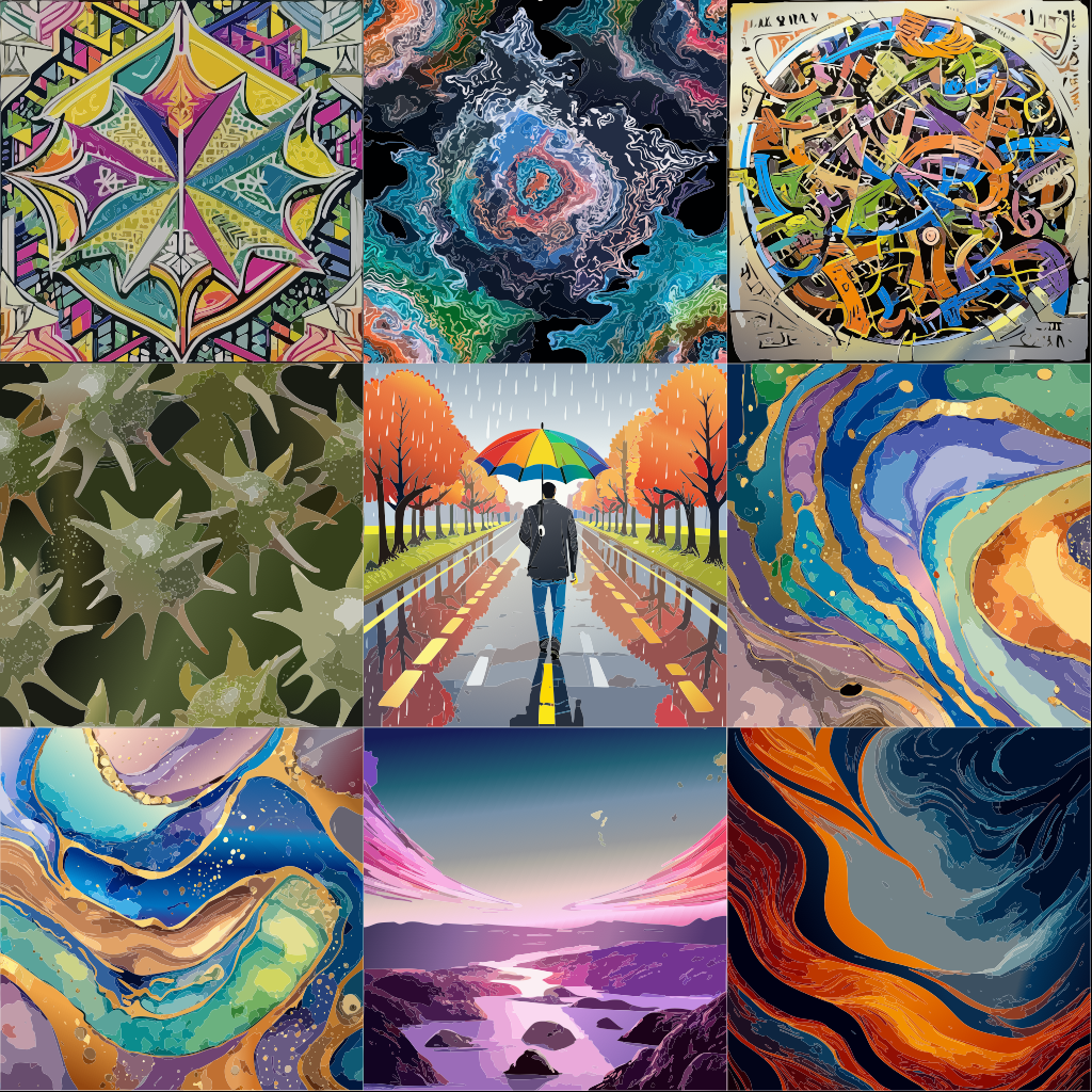nature landscape SVG bundle preview