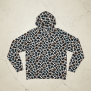Neon Biomorphic Cow Print - Psychedelic All - Over Print Unisex Hoodie - Aesthetic Rebellion