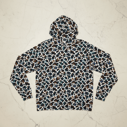 Neon Biomorphic Cow Print - Psychedelic All - Over Print Unisex Hoodie - Aesthetic Rebellion