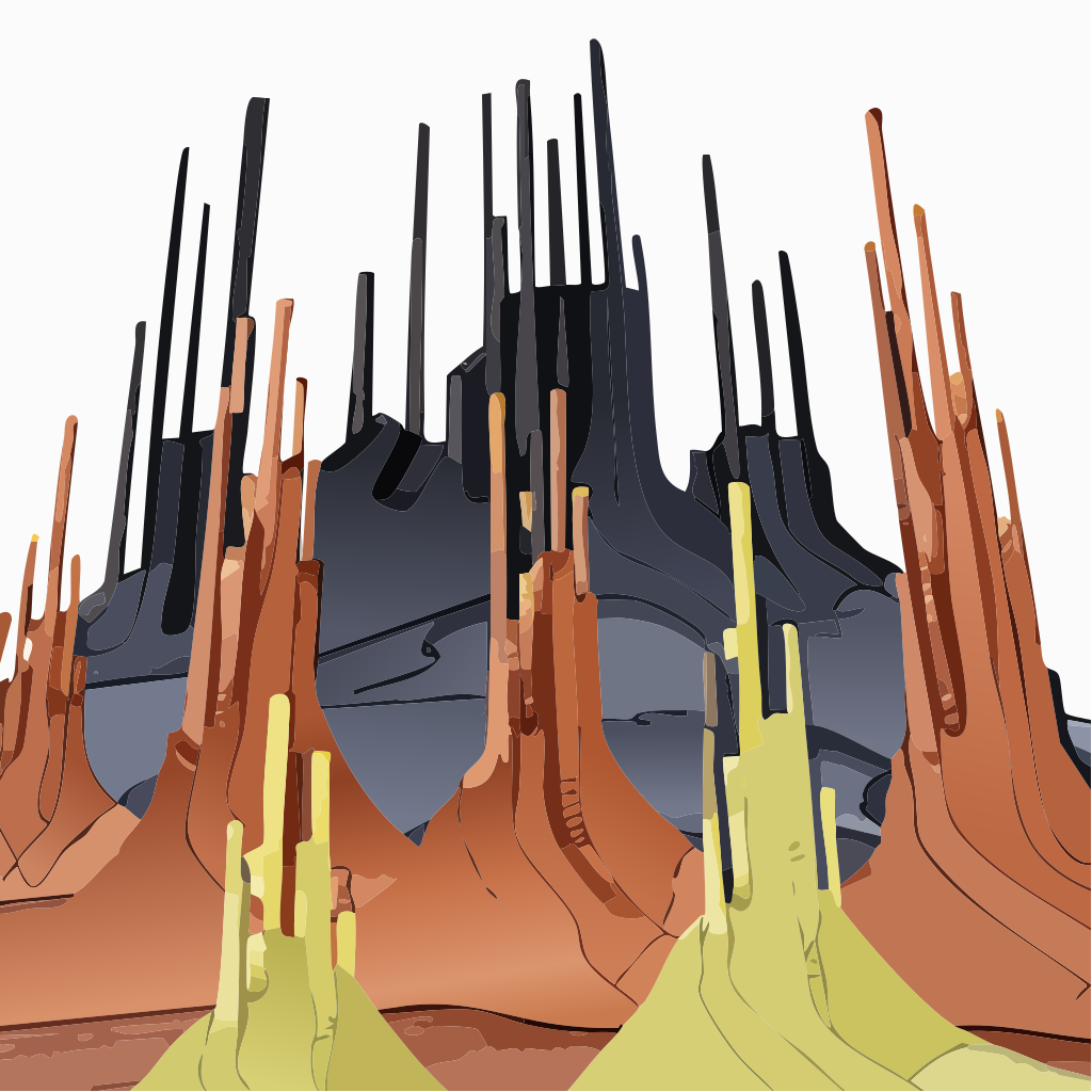 Neon Circuit Meltdown – all-over print SVG showing cyberpunk lava explosion with glowing circuitry dissolving into organic lava flows