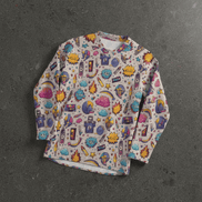 Plush Medley AOP Graphic Jersey - Abstract Ravewear - Aesthetic Rebellion