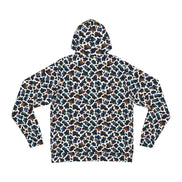 Psychedelic Neon Biomorphic Pattern Hoodie | All - Over Print - Aesthetic Rebellion